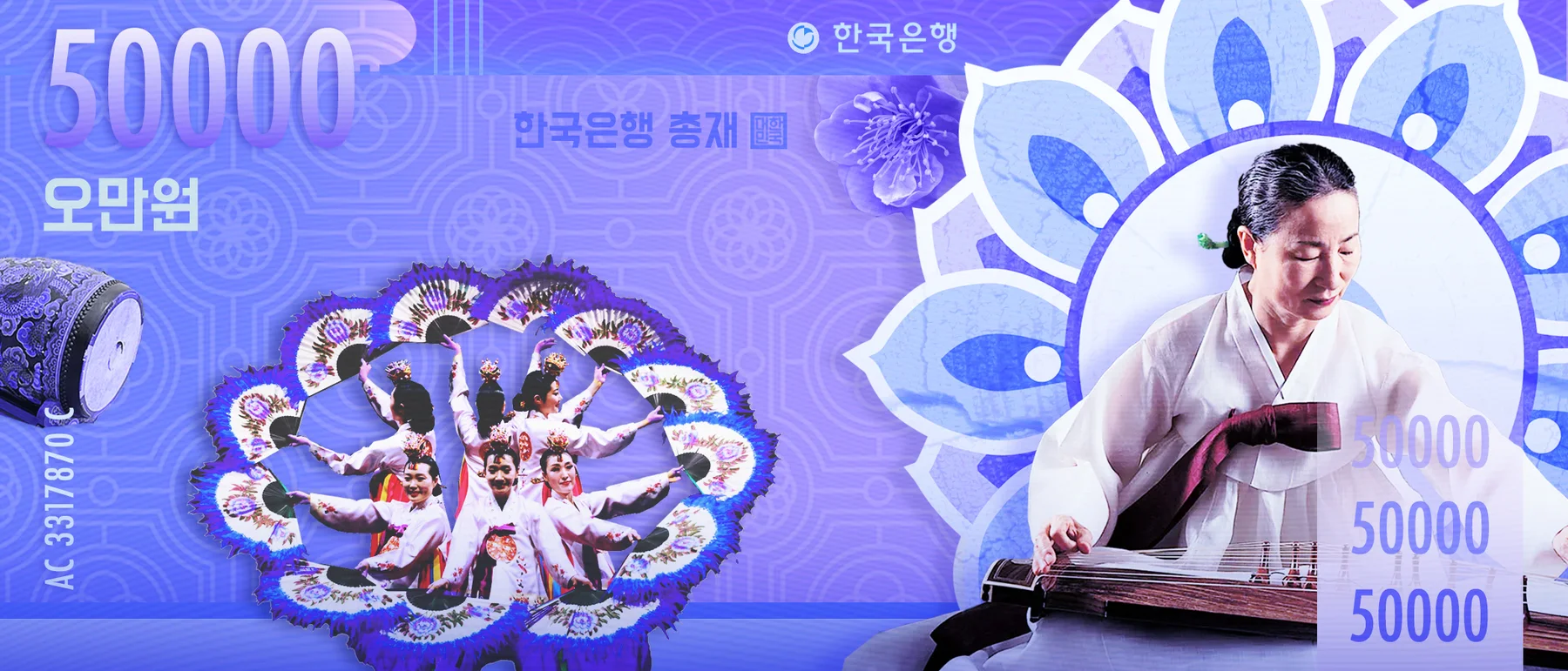 Korean won currency redesign